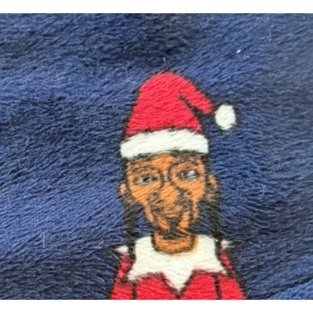 Dogg Supply Snoop Dog Pajama Pant Christmas Holiday Elf Print Lounge Sleep Dawg